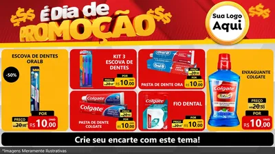 Modelo de TV para TV Horizontal com o tema É Dia De Promoção para Higiene Pessoal