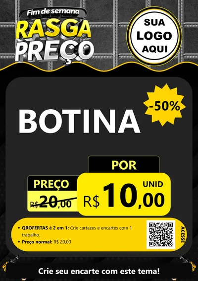 Modelo de Cartaz para Cartaz A4 Vertical