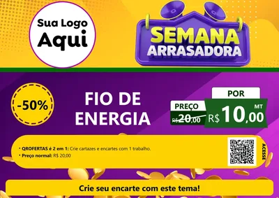 Modelo de Cartaz para Cartaz A4 Horizontal
