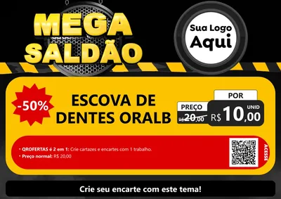 Modelo de Cartaz para Cartaz A4 Horizontal
