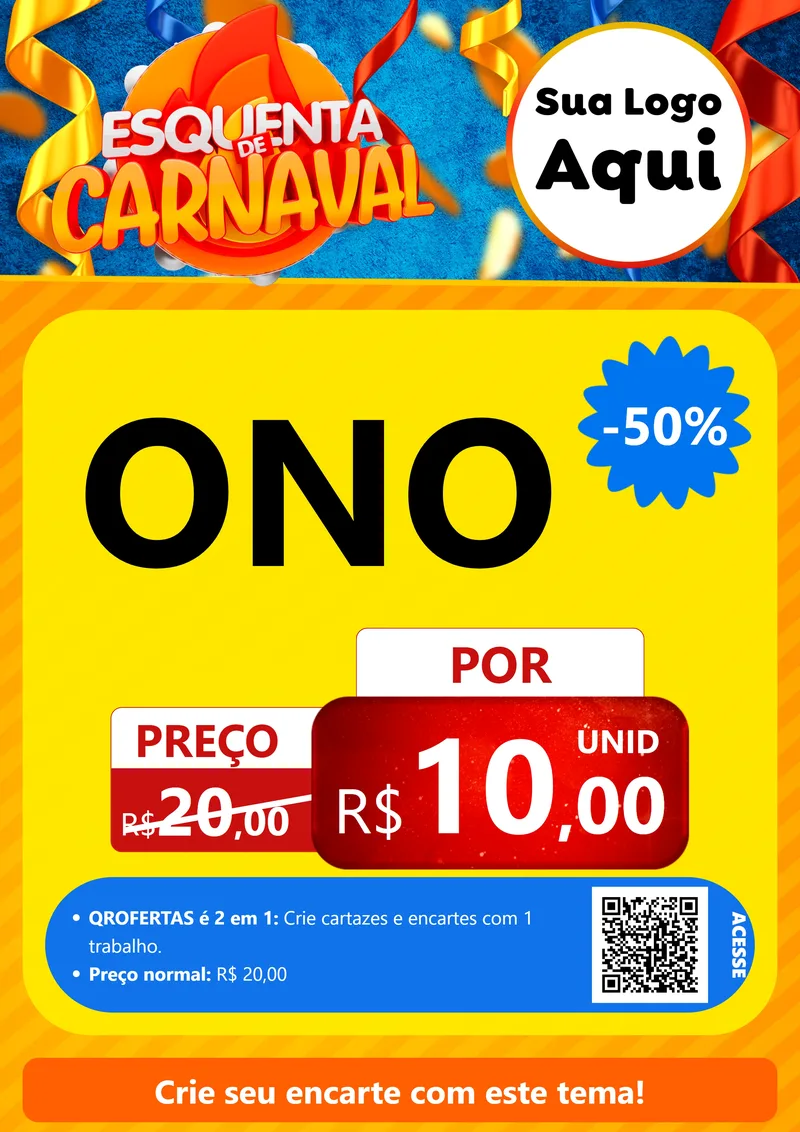 Modelo de Cartaz para Cartaz A4 Vertical com o tema Esquenta de Carnaval para Óticas