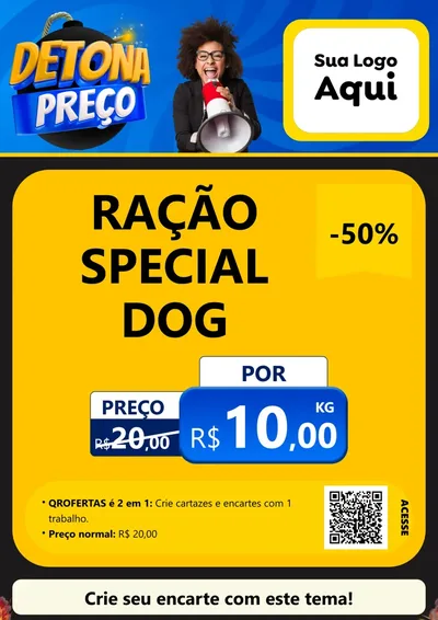 Modelo de Cartaz para Cartaz A4 Vertical