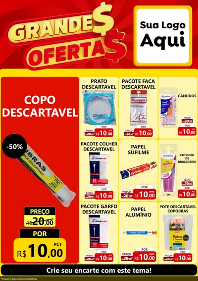 Modelo de Encarte para Encarte A4 Vertical