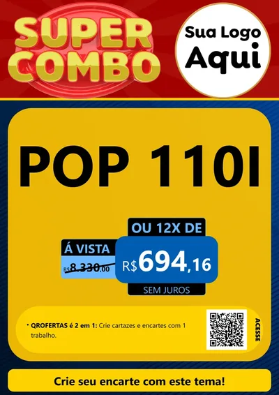 Modelo de Cartaz para Cartaz A4 Vertical