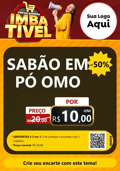 Modelo de Cartaz para Cartaz A4 Vertical com o tema Fim de Semana Imbatível