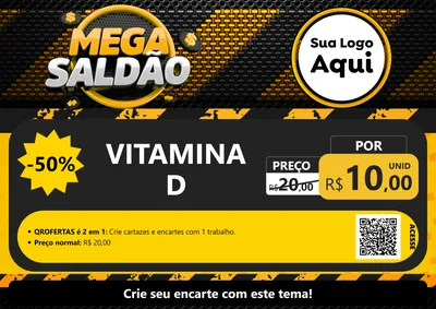Modelo de Cartaz para Cartaz A4 Horizontal