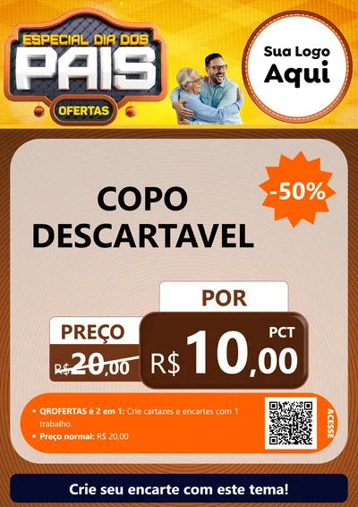 Modelo de Cartaz para Cartaz A4 Vertical