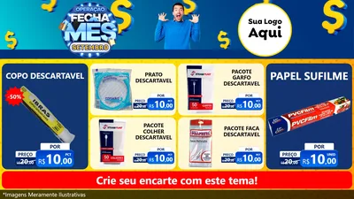 Modelo de TV para TV Horizontal com o tema Operação Fecha Mês Setembro para Embalagens