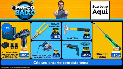 Modelo de TV para TV Horizontal com o tema Preço Baixo para Maquinas e Ferramentas
