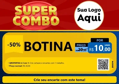 Modelo de Cartaz para Cartaz A4 Horizontal