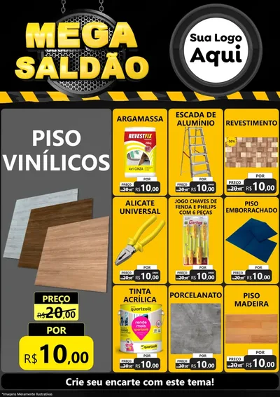 Modelo de Encarte para Encarte A4 Vertical