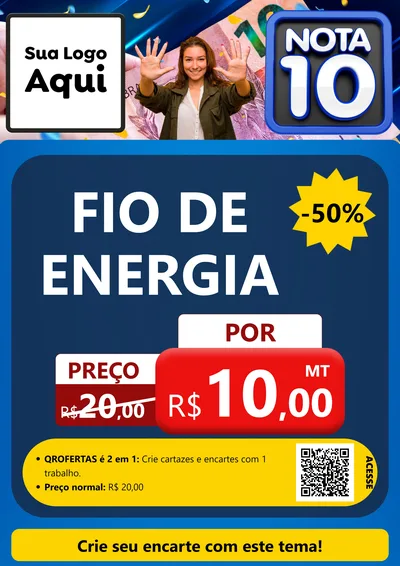 Modelo de Cartaz para Cartaz A4 Vertical