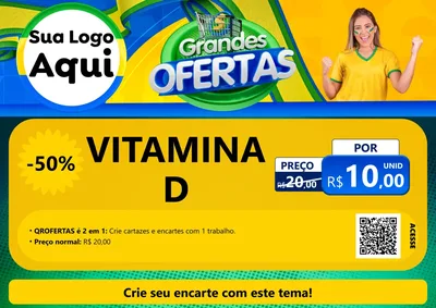 Modelo de Cartaz para Cartaz A4 Horizontal