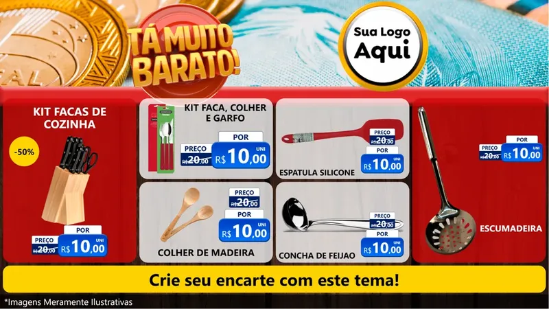 Modelo de TV para TV Horizontal com o tema Está Muito Barato para Utilidades Domésticas