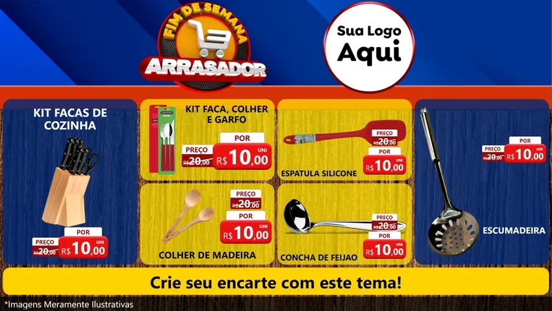 Modelo de TV para TV Horizontal com o tema Fim De Semana Arrasador para Utilidades Domésticas