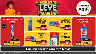 Modelo de TV para TV Horizontal com o tema Aproveite e Leve Também para Higiene Pessoal