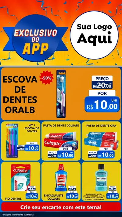 Modelo de Rede Social para Stories com o tema Exclusivo do Aplicativo para Higiene Pessoal
