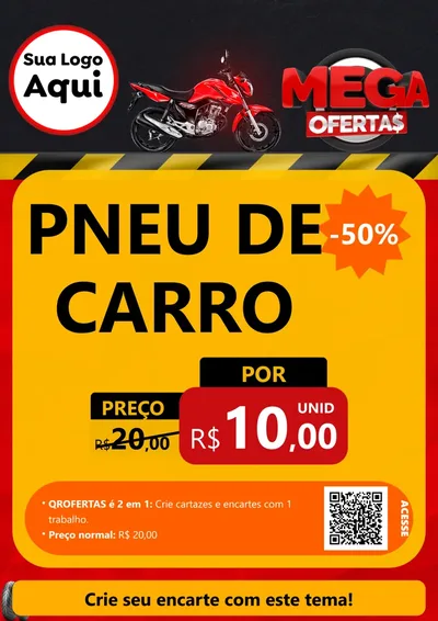 Modelo de Cartaz para Cartaz A4 Vertical