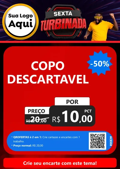 Modelo de Cartaz para Cartaz A4 Vertical