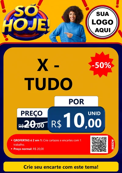 Modelo de Cartaz para Cartaz A4 Vertical
