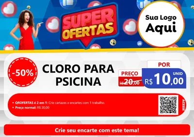 Modelo de Cartaz para Cartaz A4 Horizontal