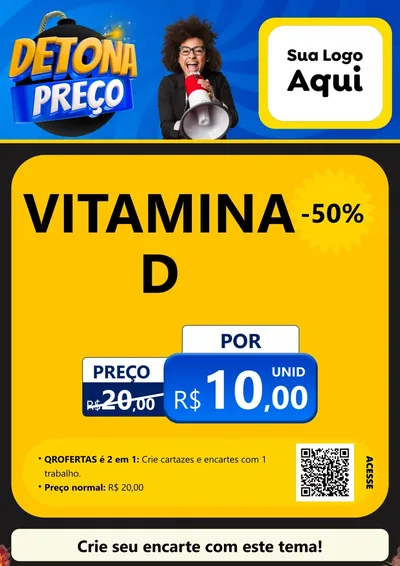 Modelo de Cartaz para Cartaz A4 Vertical