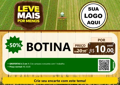 Modelo de Cartaz para Cartaz A4 Horizontal