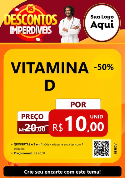 Modelo de Cartaz para Cartaz A4 Vertical