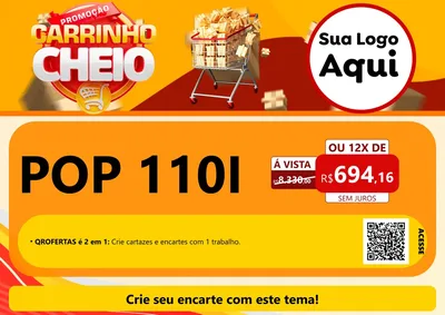 Modelo de Cartaz para Cartaz A4 Horizontal