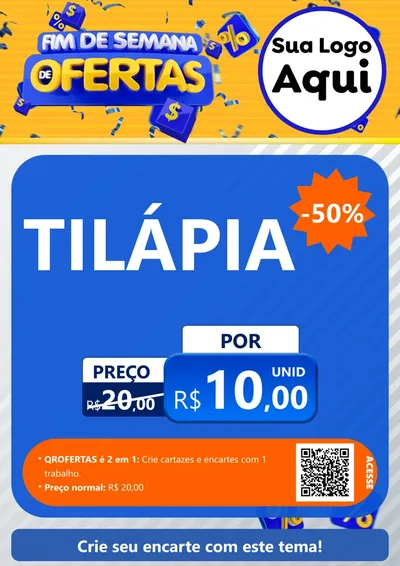 Modelo de Cartaz para Cartaz A4 Vertical