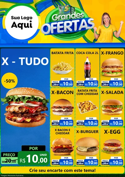 Modelo de Encarte para Encarte A4 Vertical