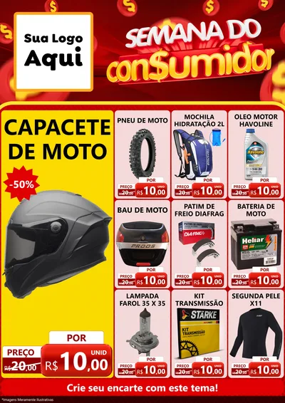 Modelo de Encarte para Encarte A4 Vertical