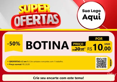 Modelo de Cartaz para Cartaz A4 Horizontal