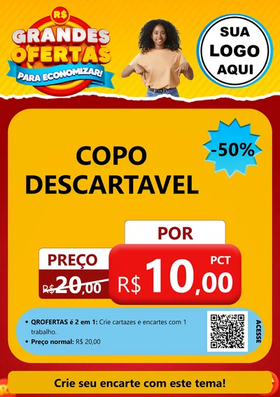 Modelo de Cartaz para Cartaz A4 Vertical