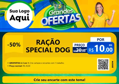 Modelo de Cartaz para Cartaz A4 Horizontal