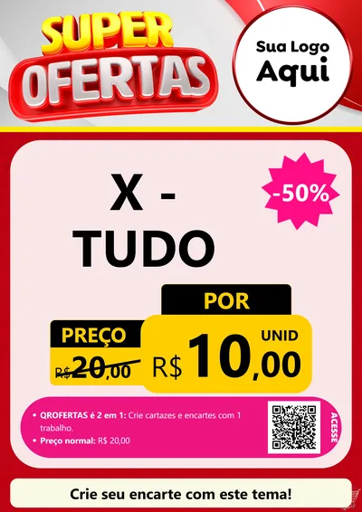 Modelo de Cartaz para Cartaz A4 Vertical