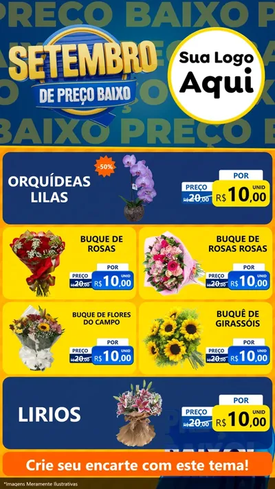 Modelo de TV para TV Vertical com o tema Setembro De Preço Baixo para Floricultura e jardim