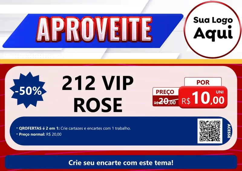 Modelo de Cartaz para Cartaz A4 Horizontal com o tema Aproveite para Perfumes