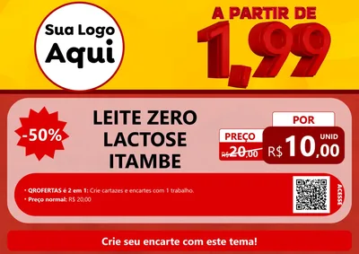 Modelo de Cartaz para Cartaz A4 Horizontal