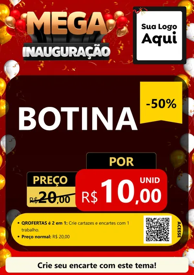 Modelo de Cartaz para Cartaz A4 Vertical