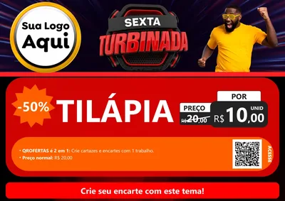 Modelo de Cartaz para Cartaz A4 Horizontal