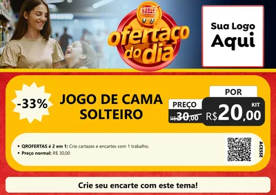 Modelo de Cartaz para Cartaz A4 Horizontal