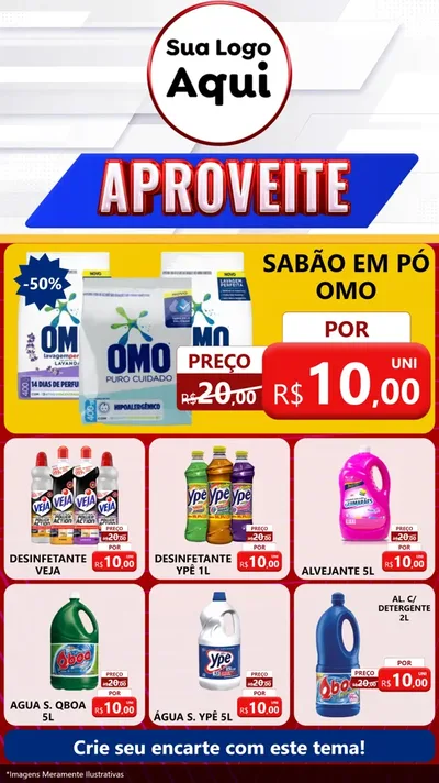 Modelo de Rede Social para Stories com o tema Aproveite para Produtos de Limpeza