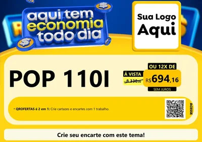 Modelo de Cartaz para Cartaz A4 Horizontal