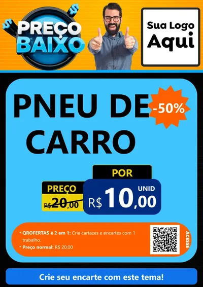 Modelo de Cartaz para Cartaz A4 Vertical