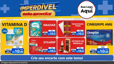 Modelo de TV para TV Horizontal com o tema Imperdível para Farmácia