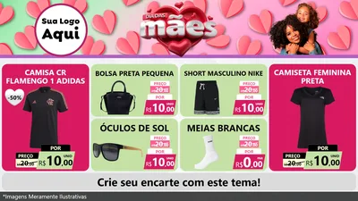 Modelo de TV para TV Horizontal com o tema Dia das Mães para Roupas e acessórios