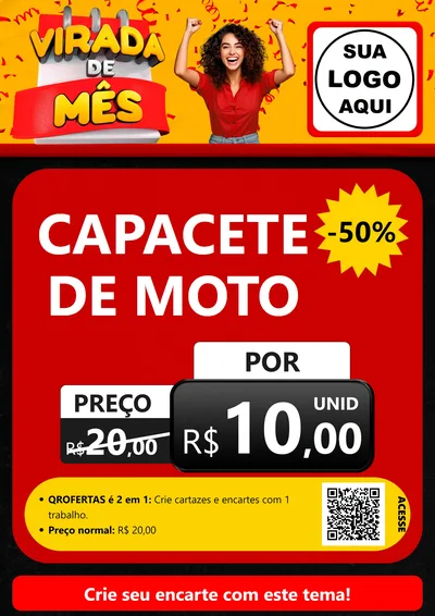 Modelo de Cartaz para Cartaz A4 Vertical