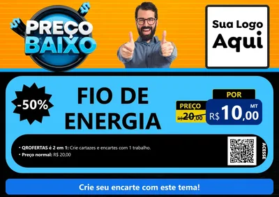 Modelo de Cartaz para Cartaz A4 Horizontal