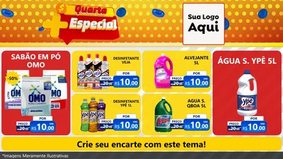 Modelo de TV para TV Horizontal com o tema Quarta Mais Especial para Produtos de Limpeza